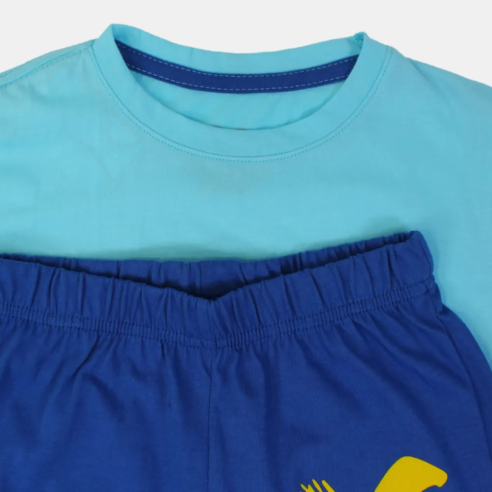 Boys Cotton Pajama Set with Awesome Design