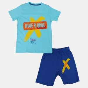 Boys Cotton Pajama Set with Awesome Design
