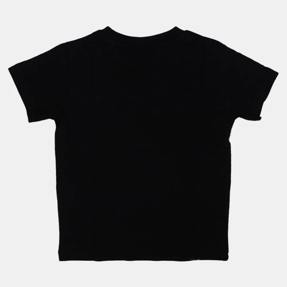 Boys Cotton Short-Sleeved T-Shirt with Cars Design