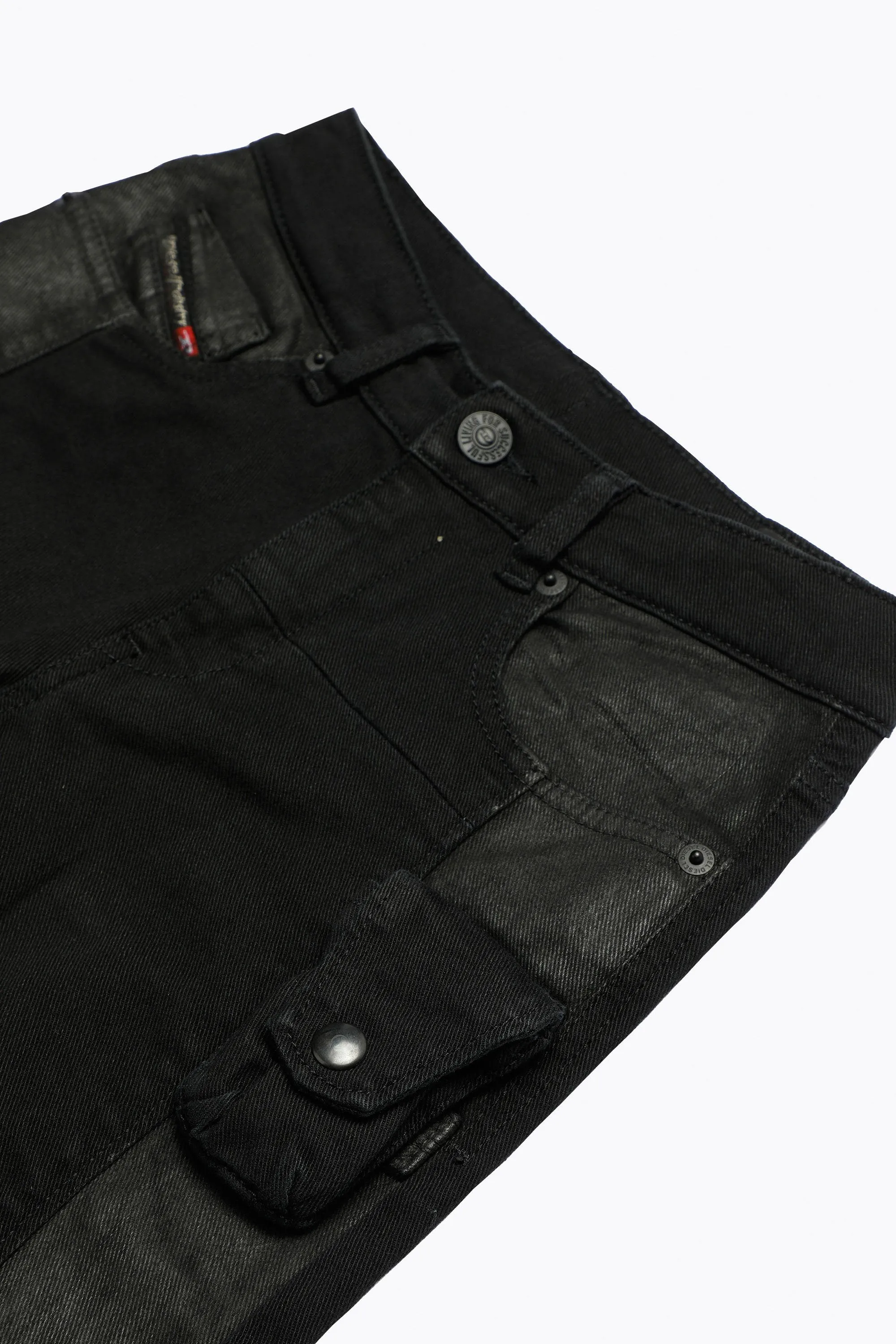 Boys D-Strukt Black Jeans