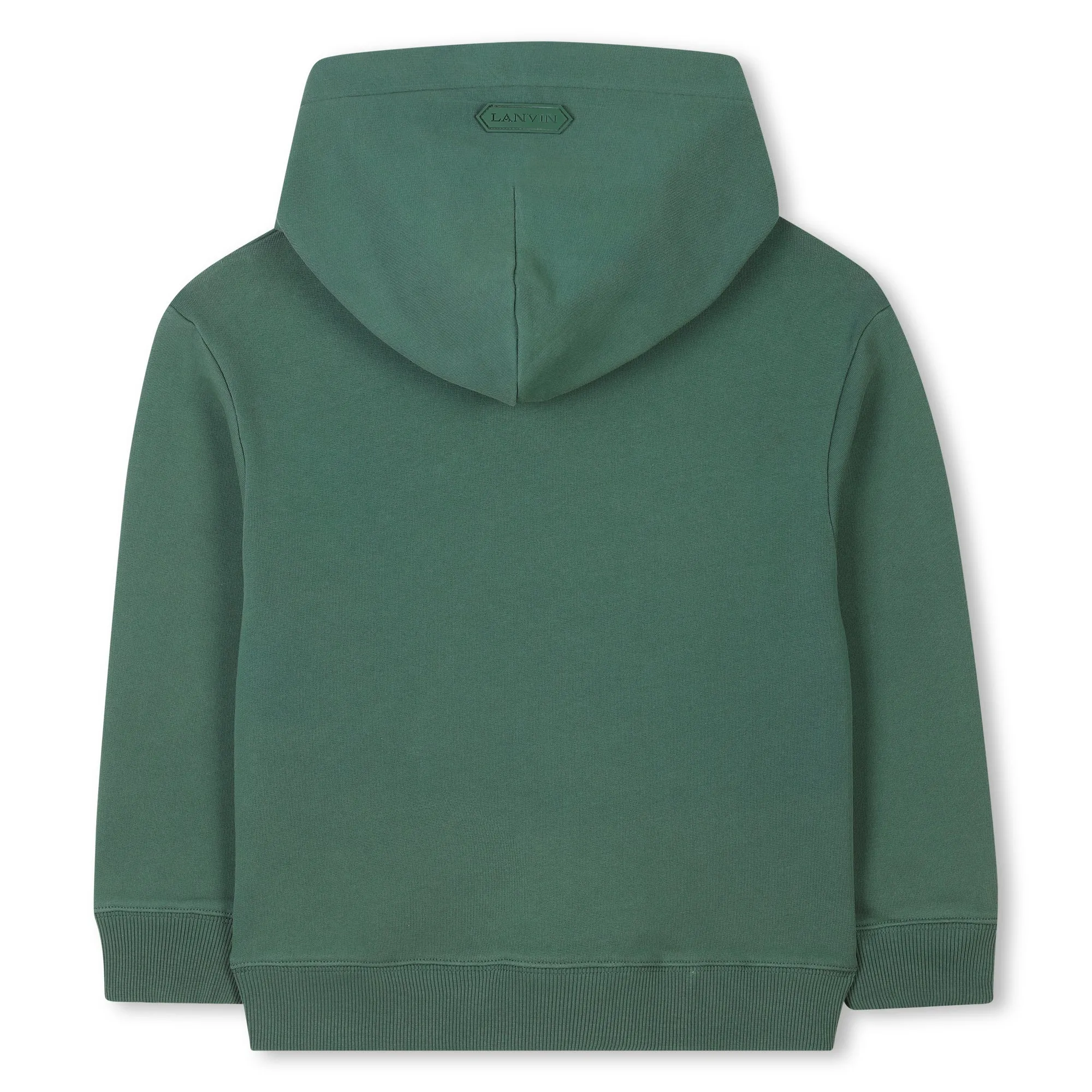 Boys Green Hooded LogoSweatshirt