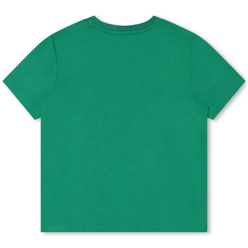 Boys Green Organic Cotton T-Shirt