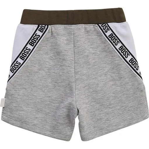 Boys Grey Bermuda Shorts