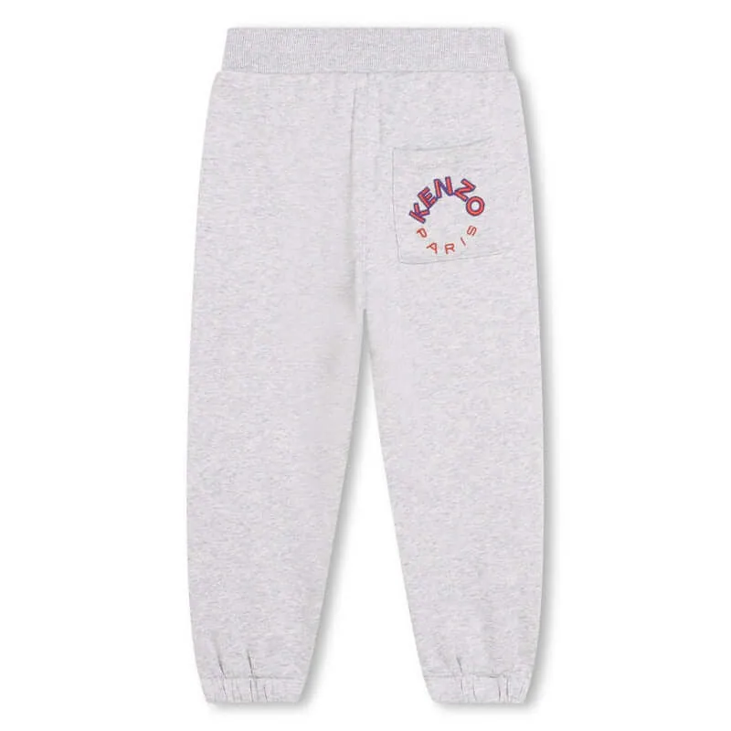 Boys Grey 'IKEBANA' Jogging Bottoms