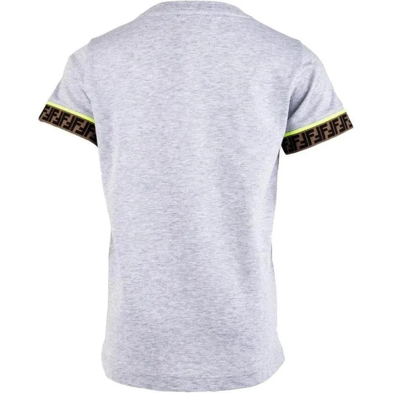Boys Grey Logo T-shirt