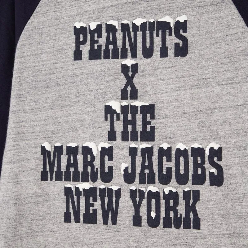 Boys Grey Peanuts Long Sleeve T-Shirt