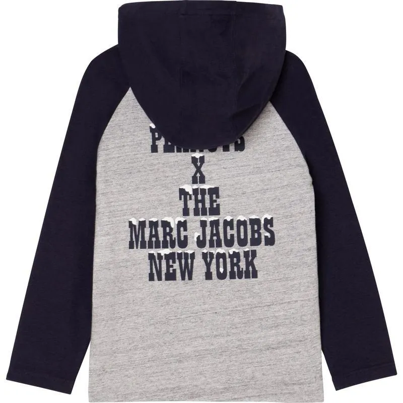 Boys Grey Peanuts Long Sleeve T-Shirt