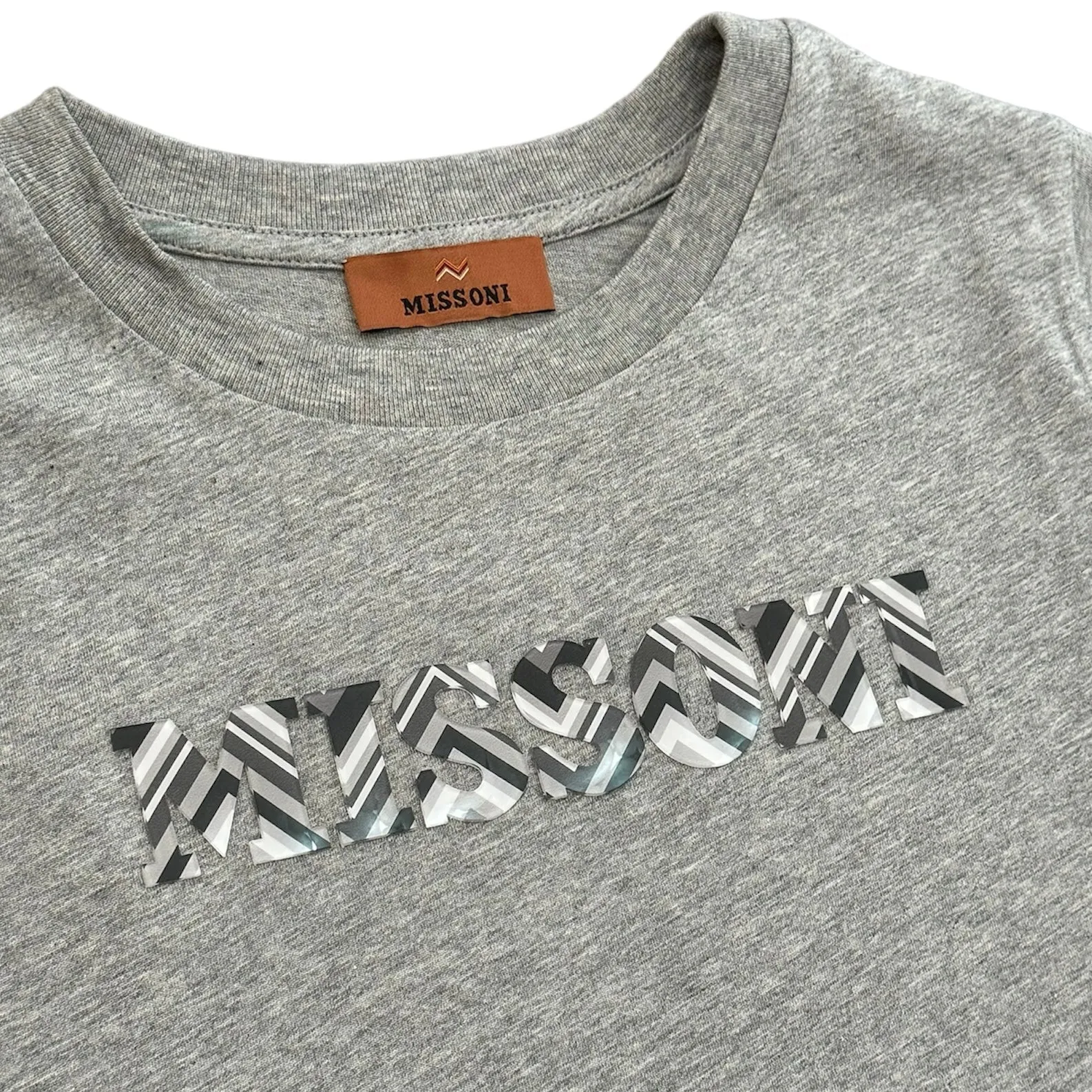 Boys Grey Print T-Shirt