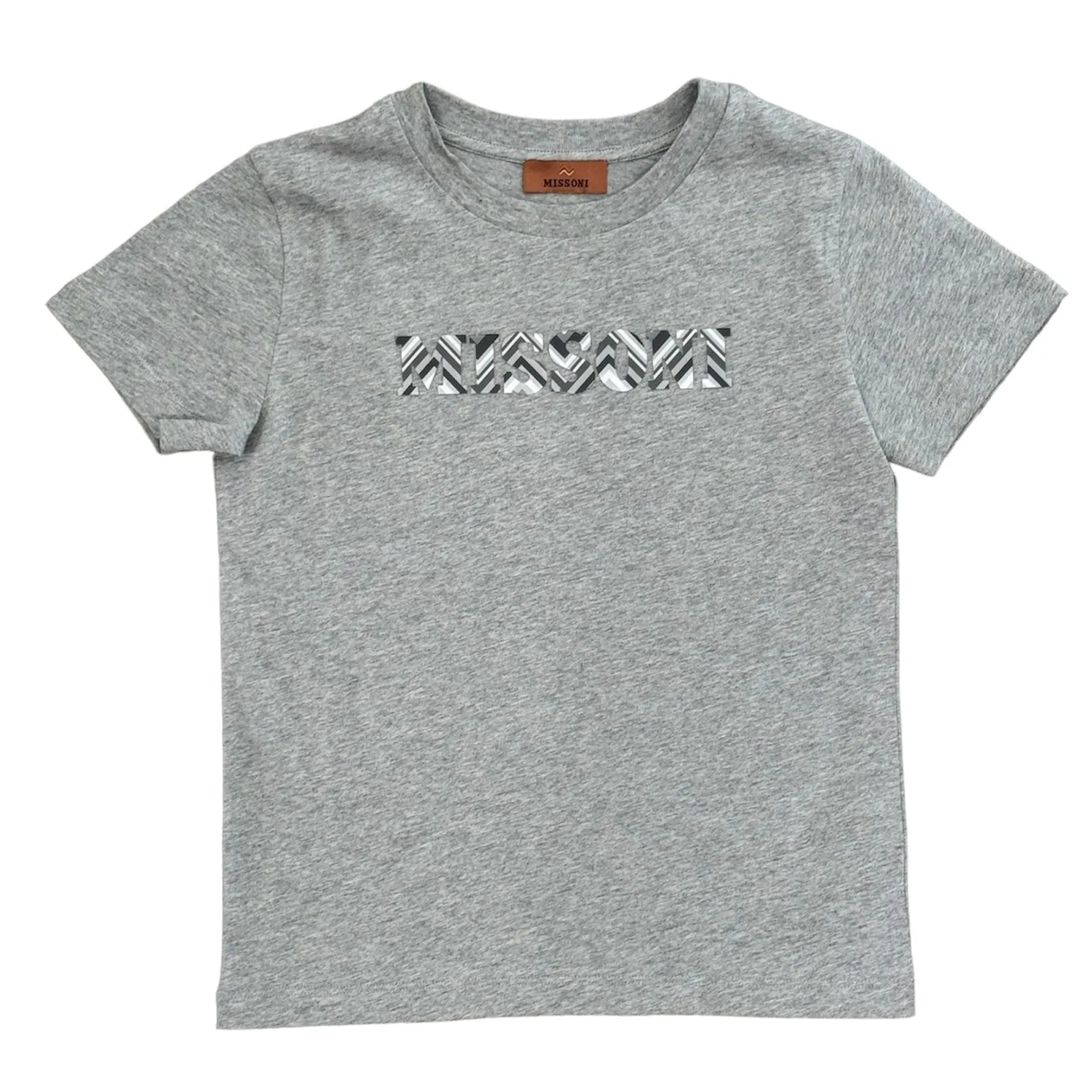 Boys Grey Print T-Shirt