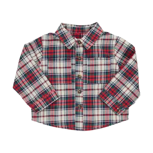 Boys Jack Shirt - Holly Tartan by Pink Chicken - FINAL SALE