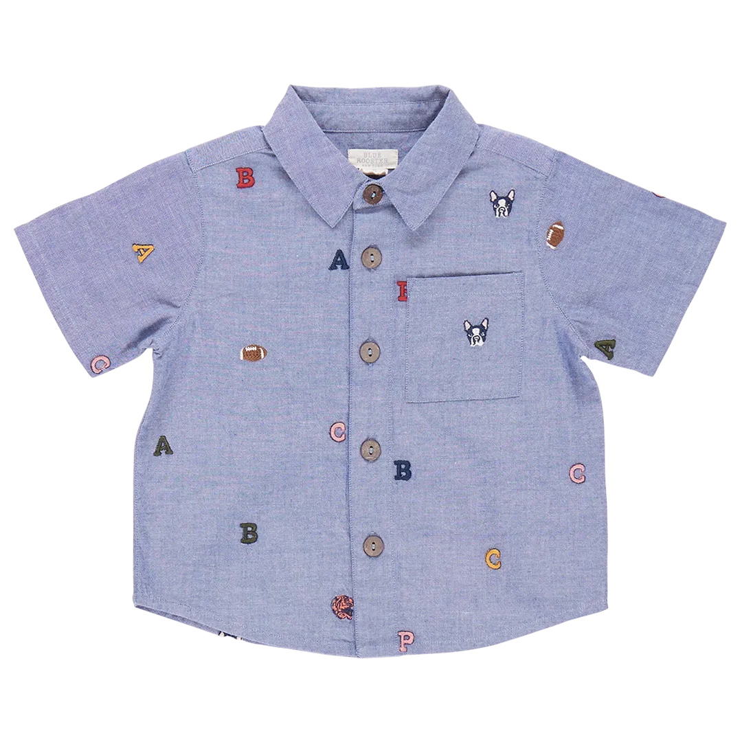 Boys Jack Shirt Varsity Embroidery