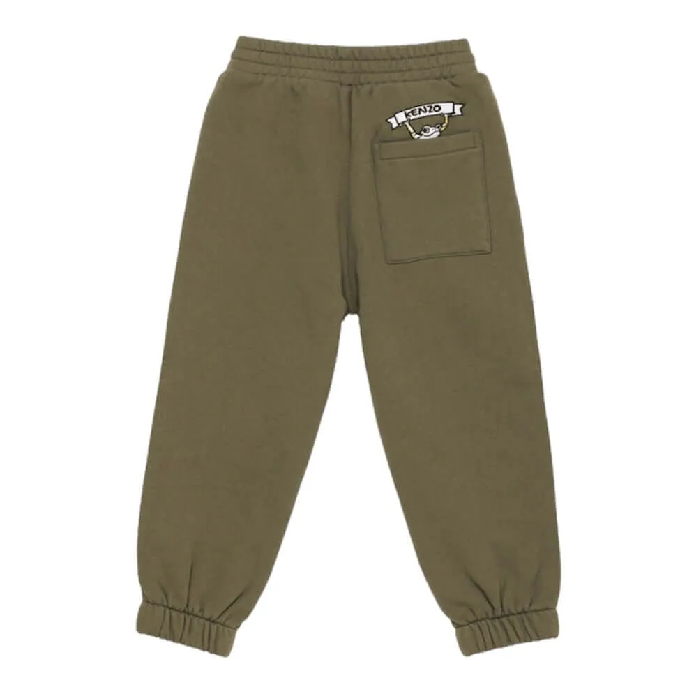 Boys Khaki Jogging Bottoms