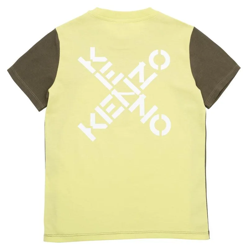 Boys Khaki Lemon T-Shirt