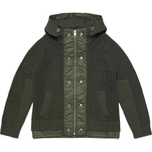 Boys Khaki Zip-Up Jacket