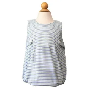Boys Knit Bubble - royal/ Leaf Stripes