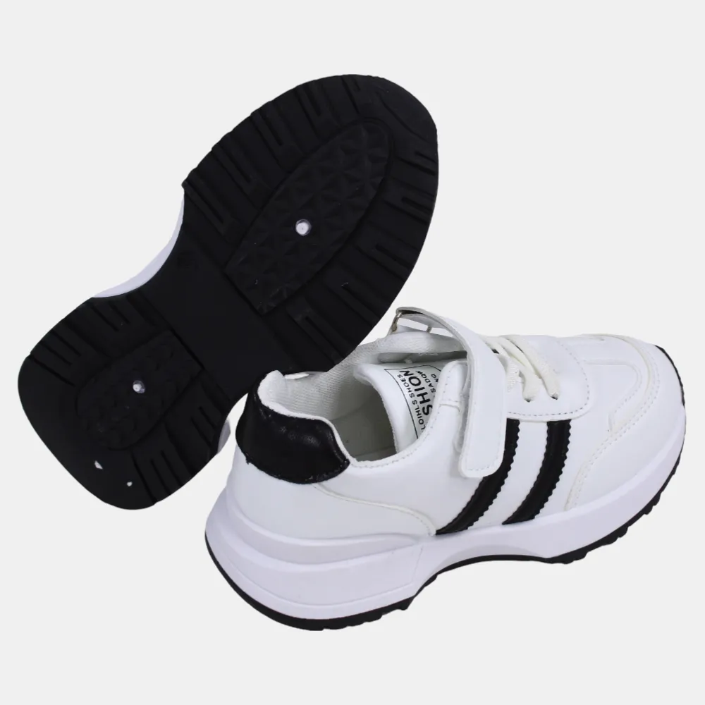 Boys Leather Sneakers – Multicolor