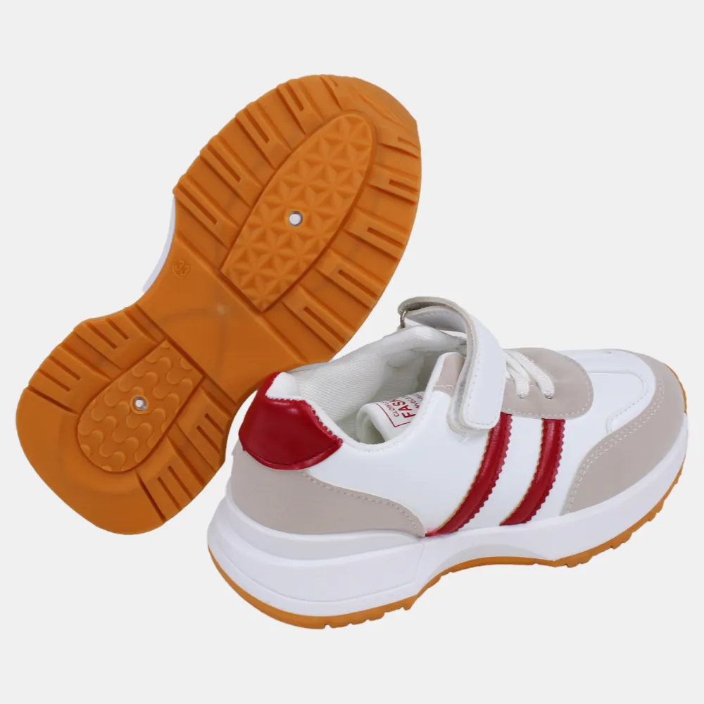 Boys Leather Sneakers – Multicolor