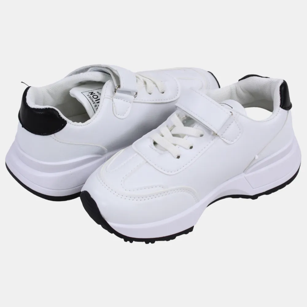 Boys Leather Sneakers – Multicolor