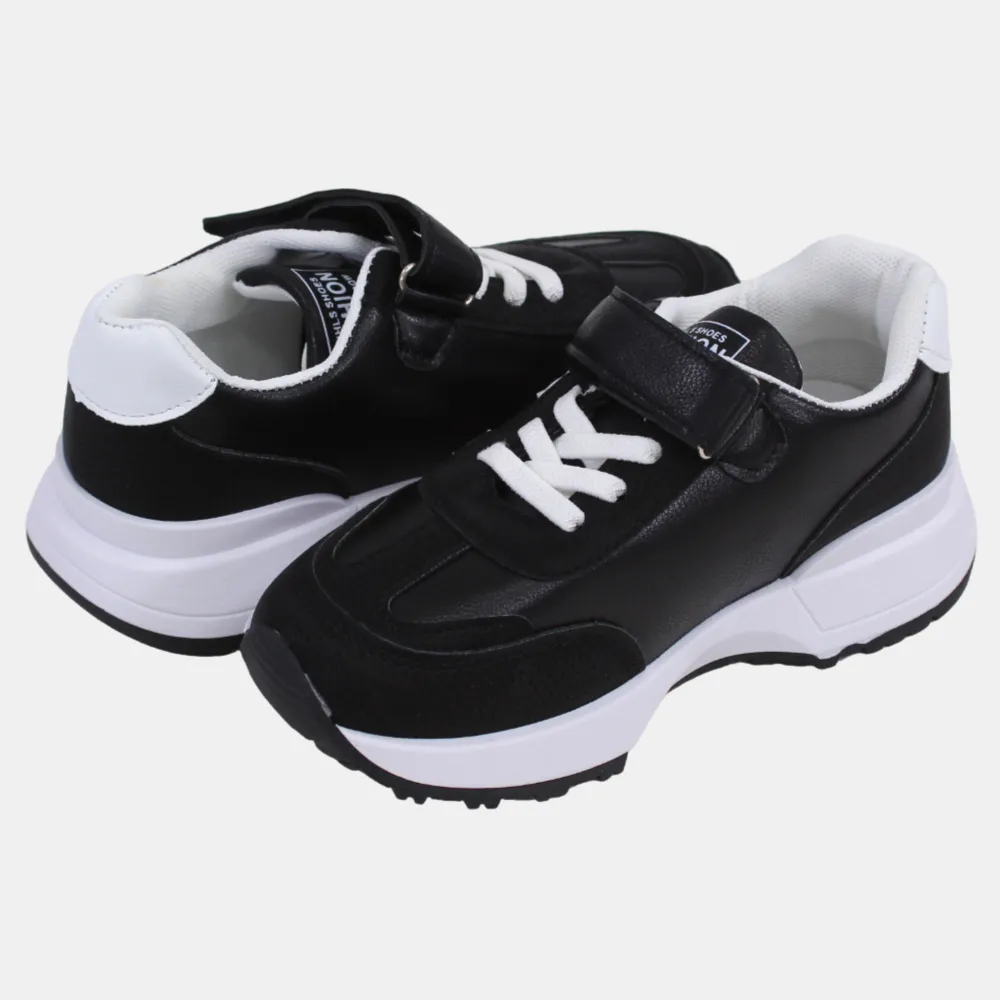 Boys Leather Sneakers – Multicolor