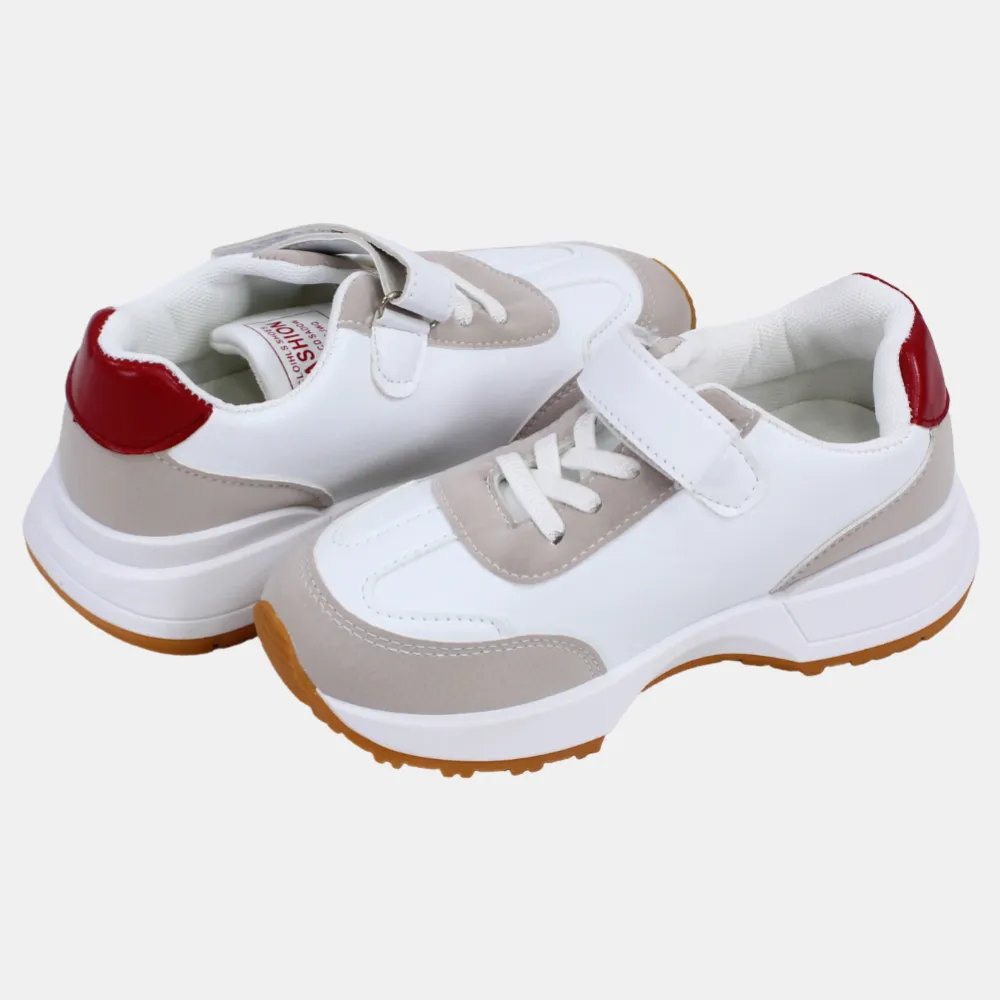 Boys Leather Sneakers – Multicolor