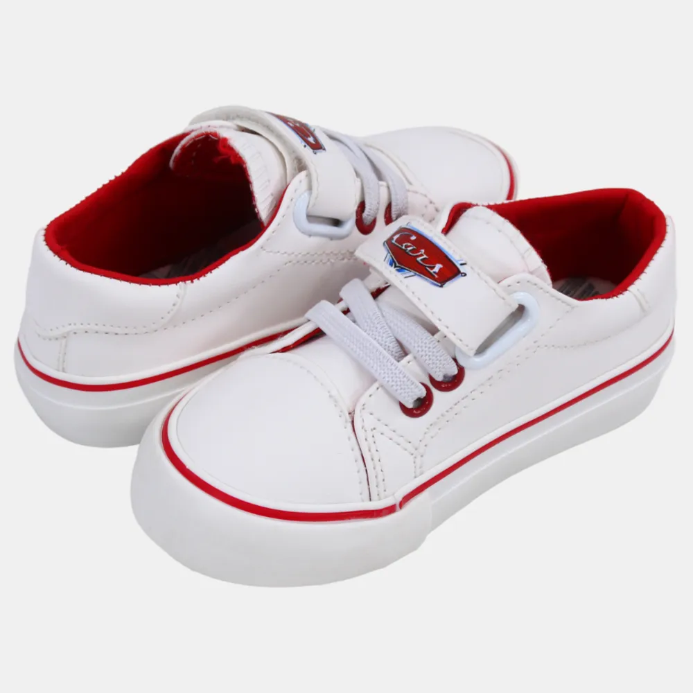 Boys' Leather Sneakers – White