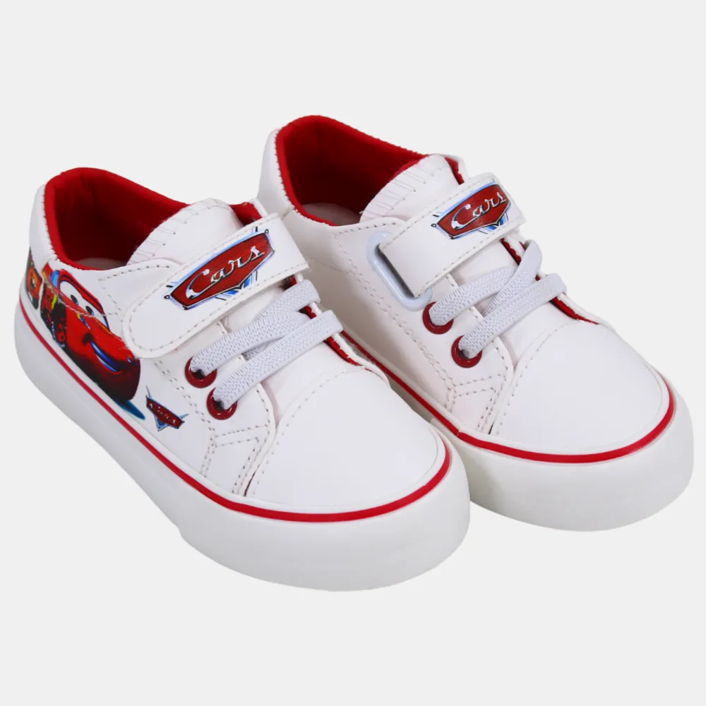 Boys' Leather Sneakers – White