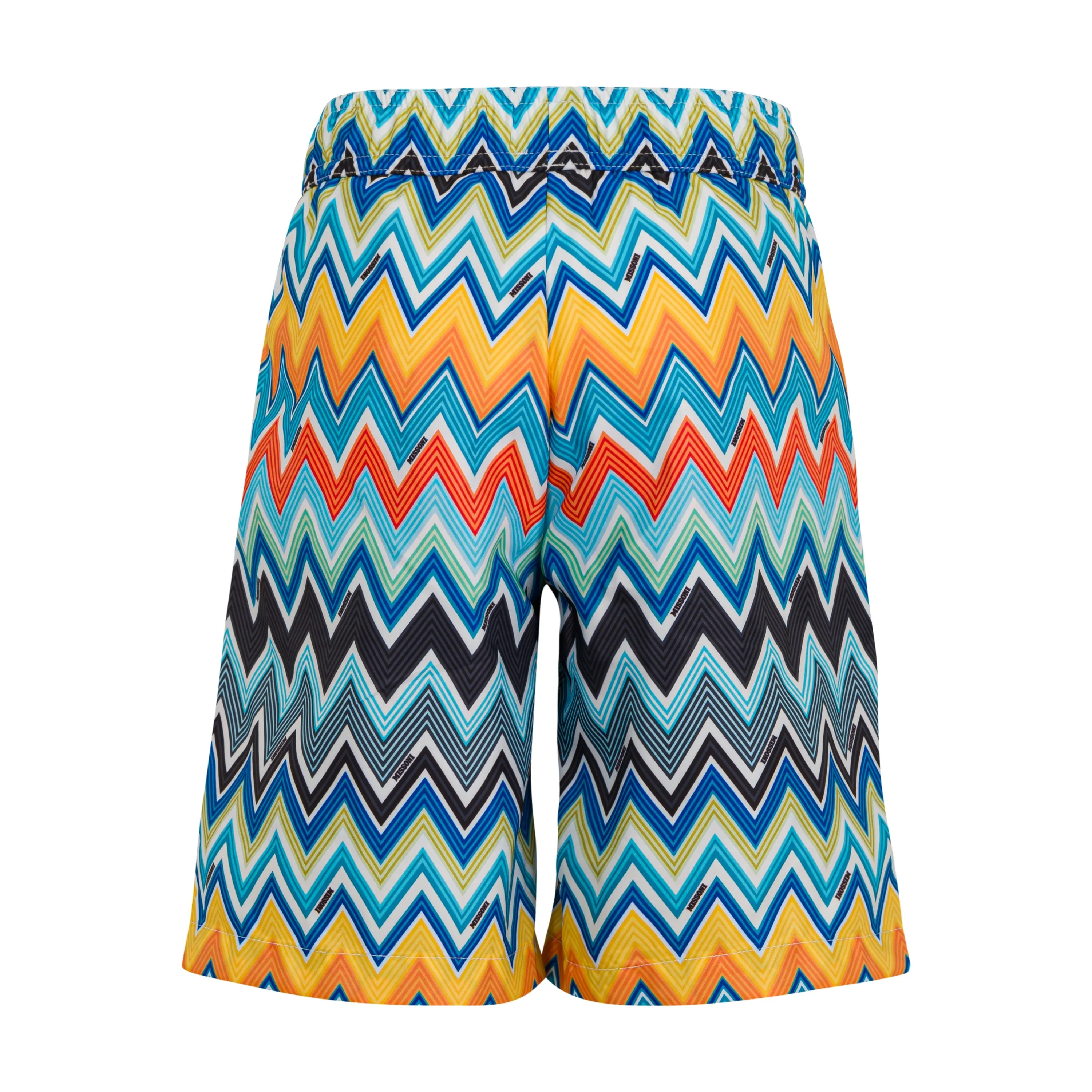 Boys Multicoloured Zig Zag Swim Shorts