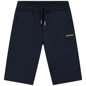 Boys Navy Bermuda Shorts