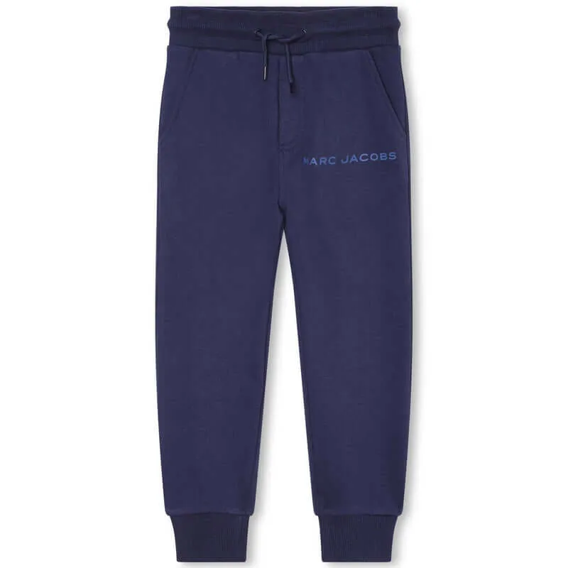 Boys Navy Jogging Bottoms