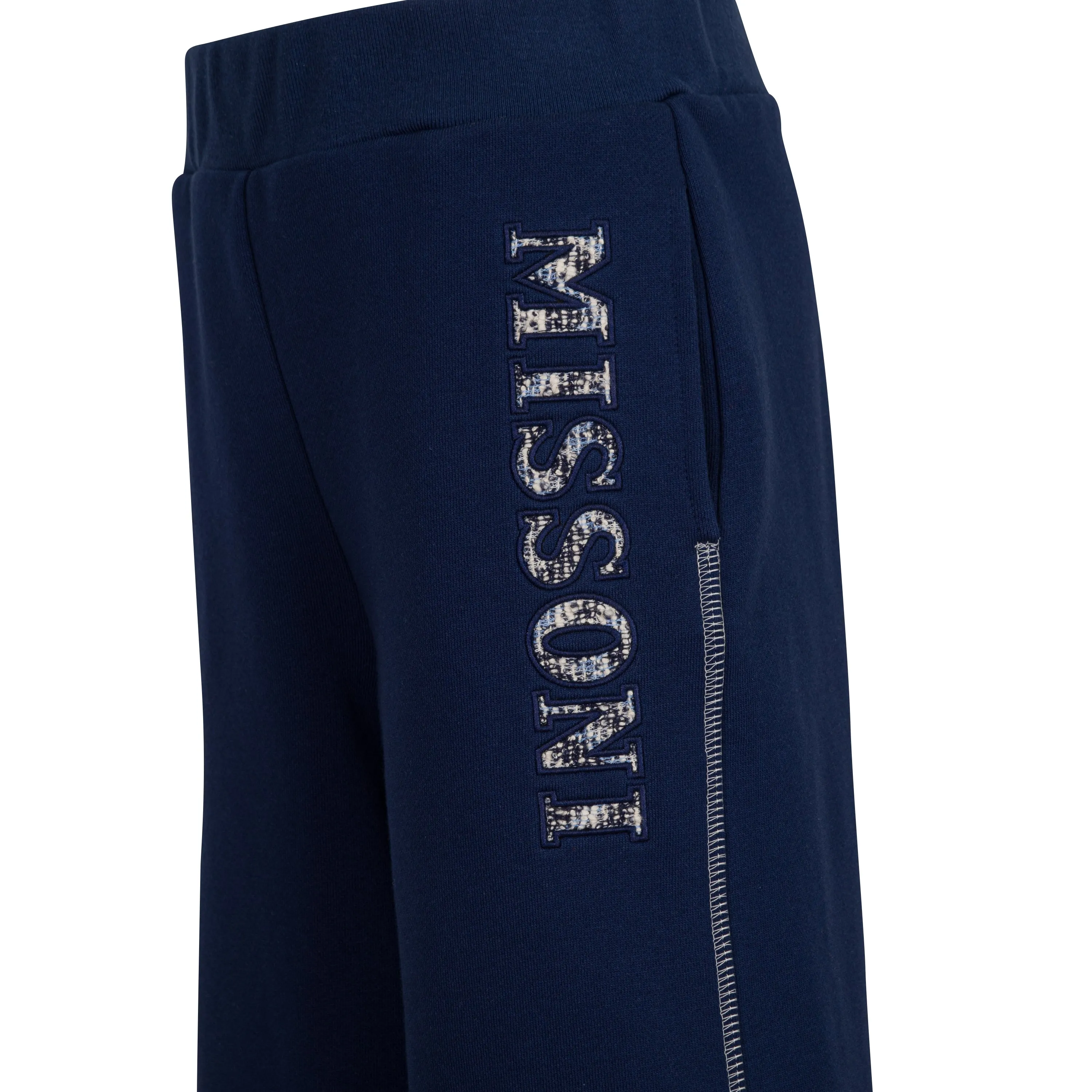 Boys Navy Logo Jersey Shorts