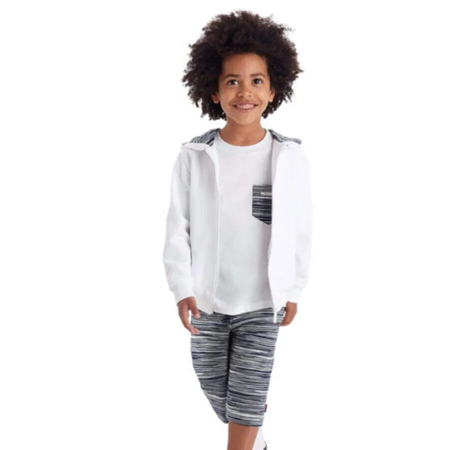Boys Navy Logo Pocket T-Shirt