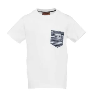 Boys Navy Logo Pocket T-Shirt