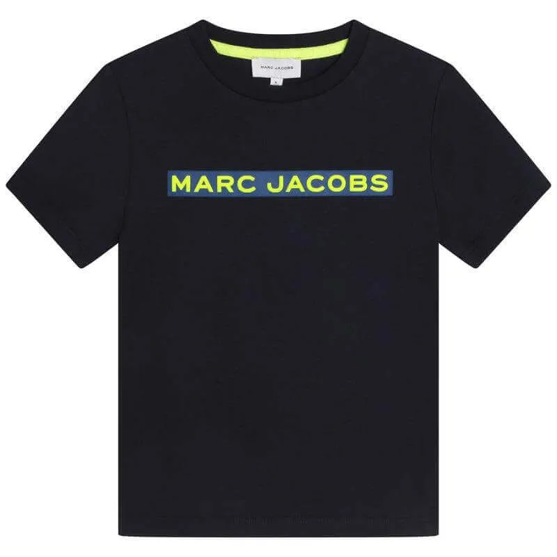 Boys Navy Logo  T-shirt