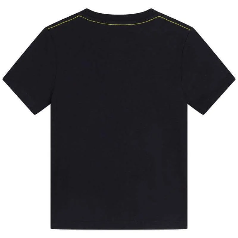 Boys Navy Logo  T-shirt