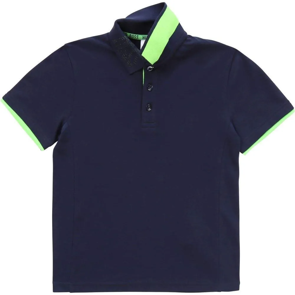 Boys Navy Polo Shirt