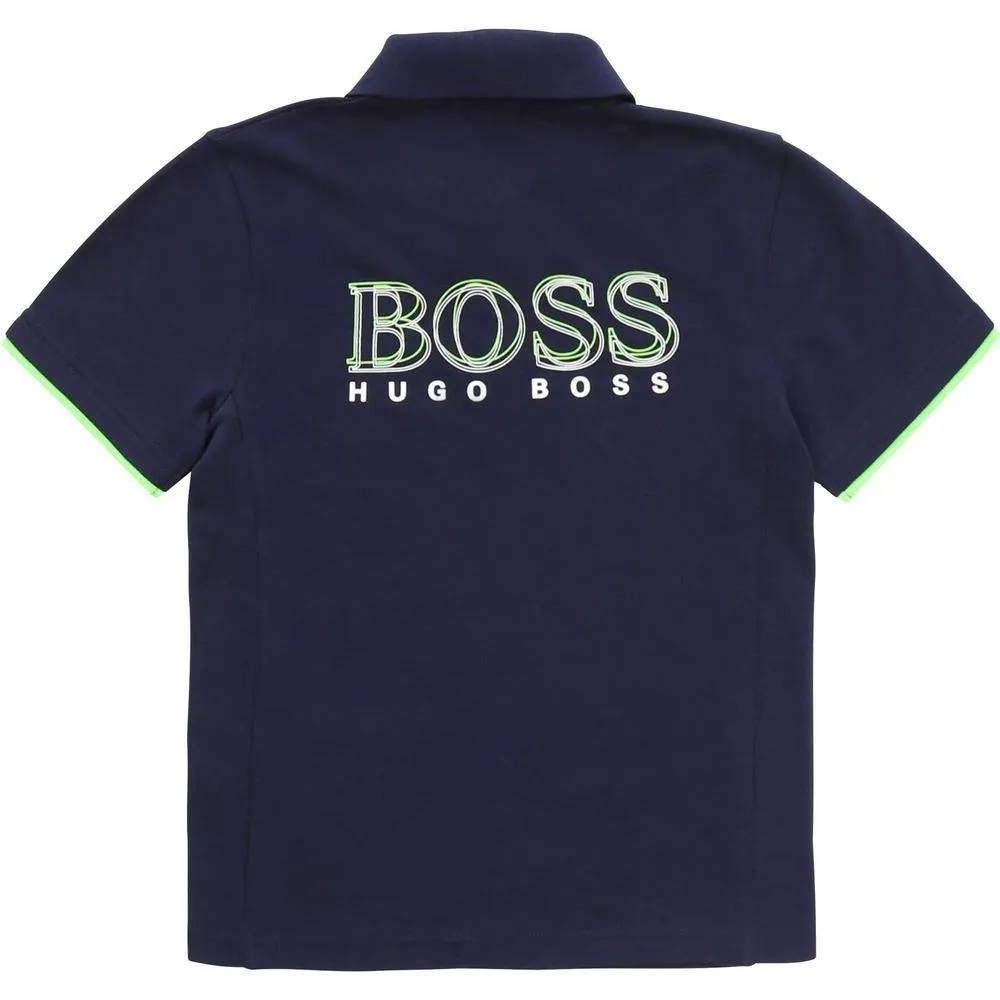 Boys Navy Polo Shirt