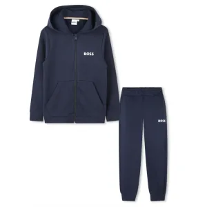 Boys Navy Tracksuit