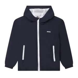 Boys Navy Windbreaker