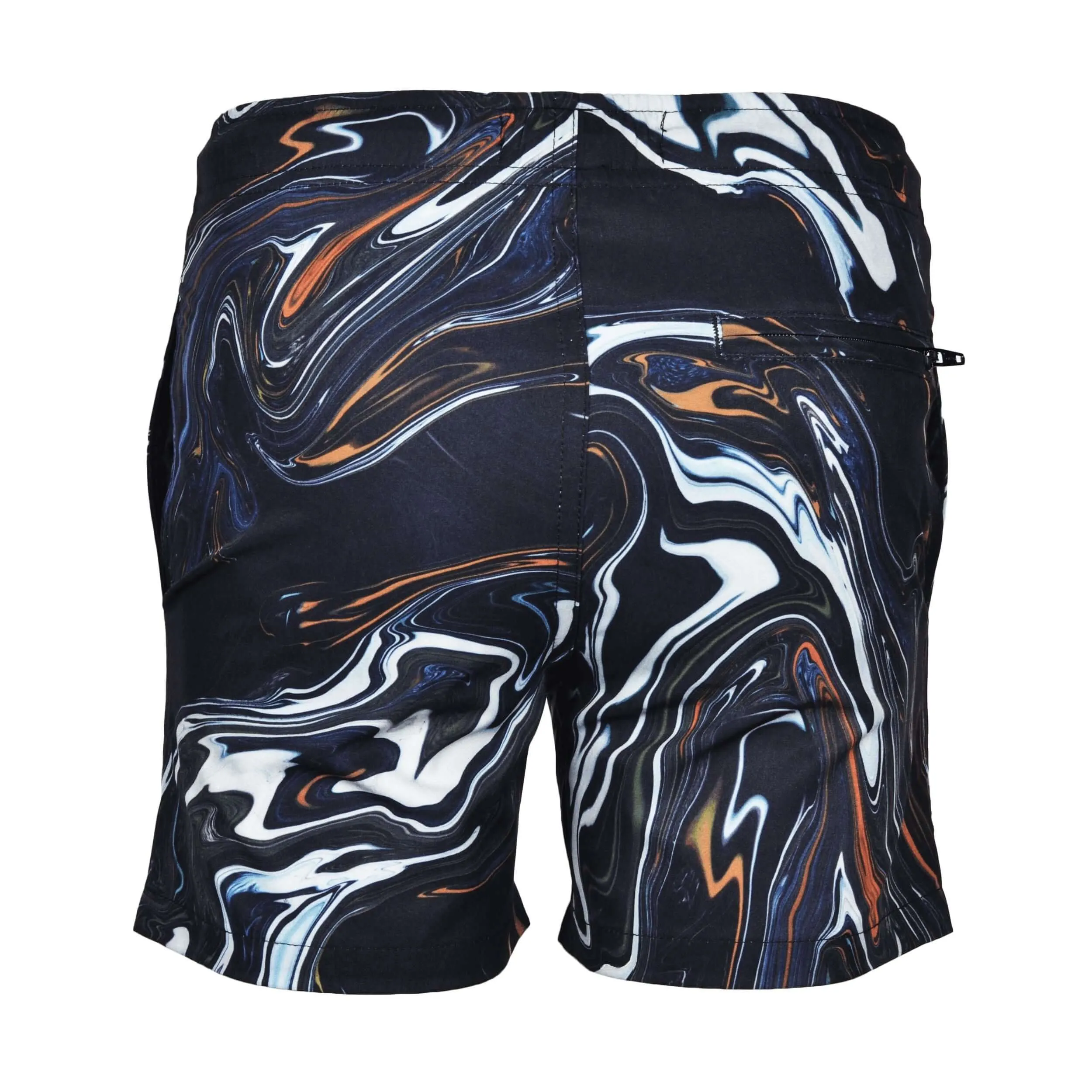 Boys Oil Black Swimming Shorts