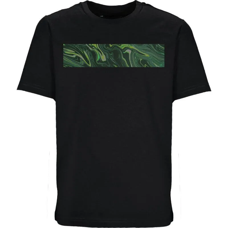 Boys Oil Green Bar T-Shirt