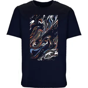 Boys Oil Navy Frame T-Shirt