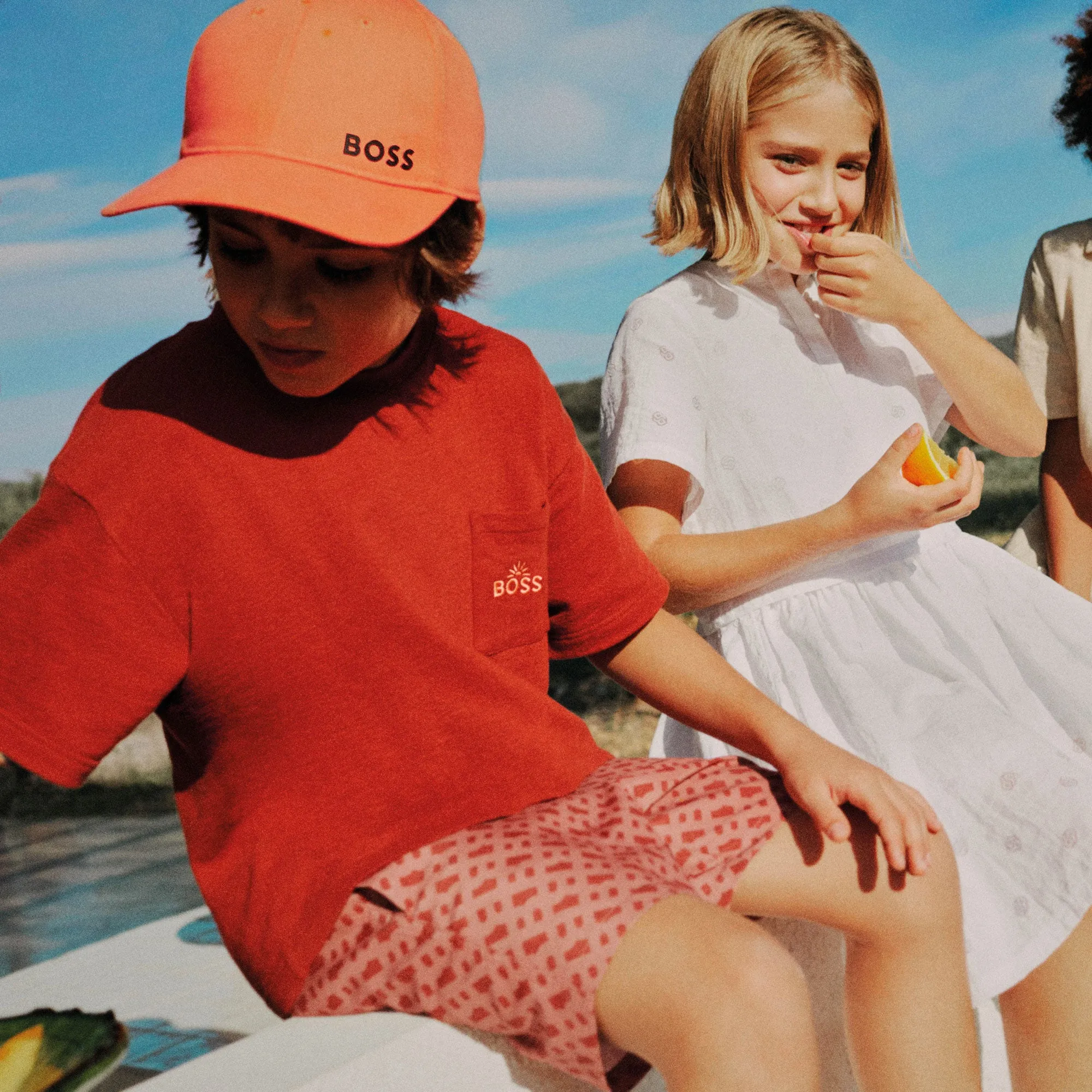 Boys Orange Cap