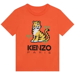 Boys Orange KOTORA Tiger T-Shirt