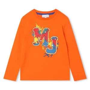 Boys Orange Organic  T-Shirt
