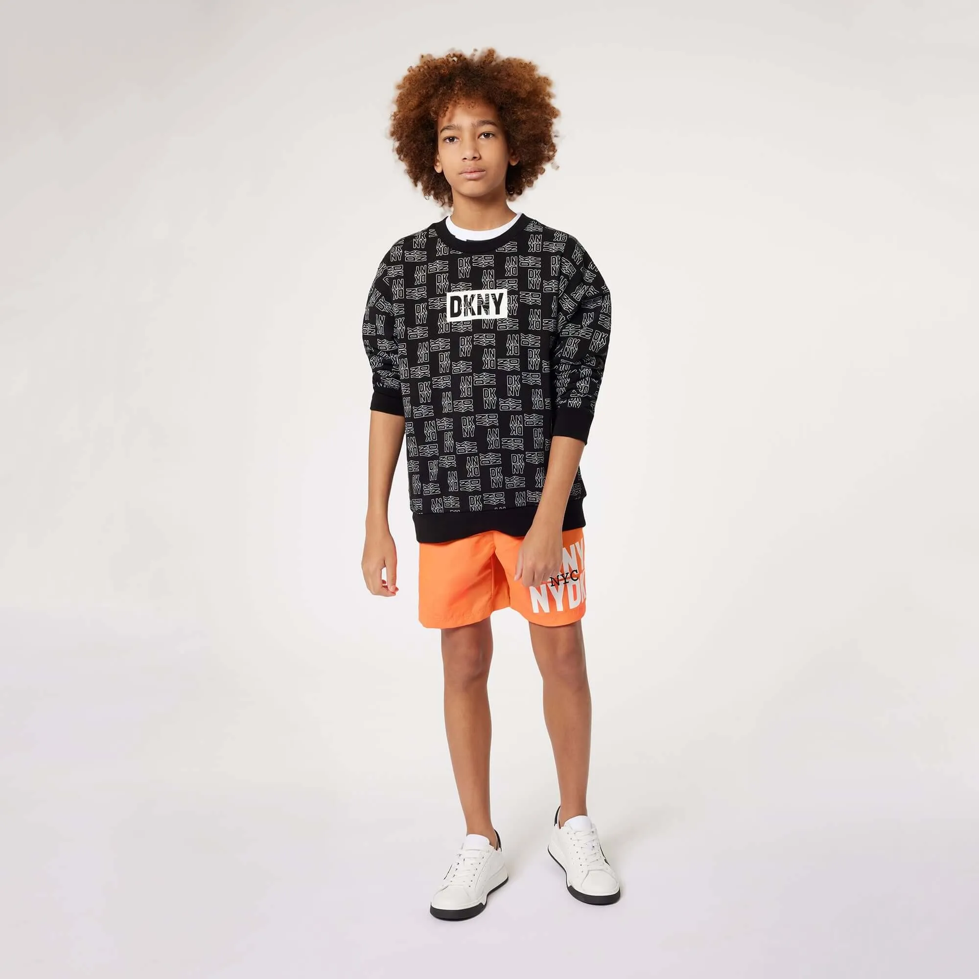 Boys Orange Swim Shorts