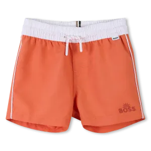 Boys Orange Swim Shorts