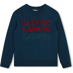 Boys Organic Teal Logo Sweatshirt