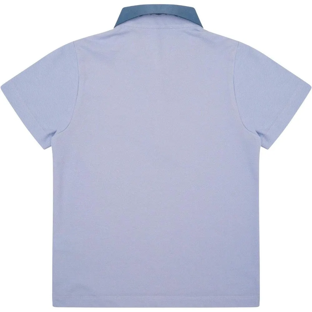 Boys Pale Blue Polo Shirt