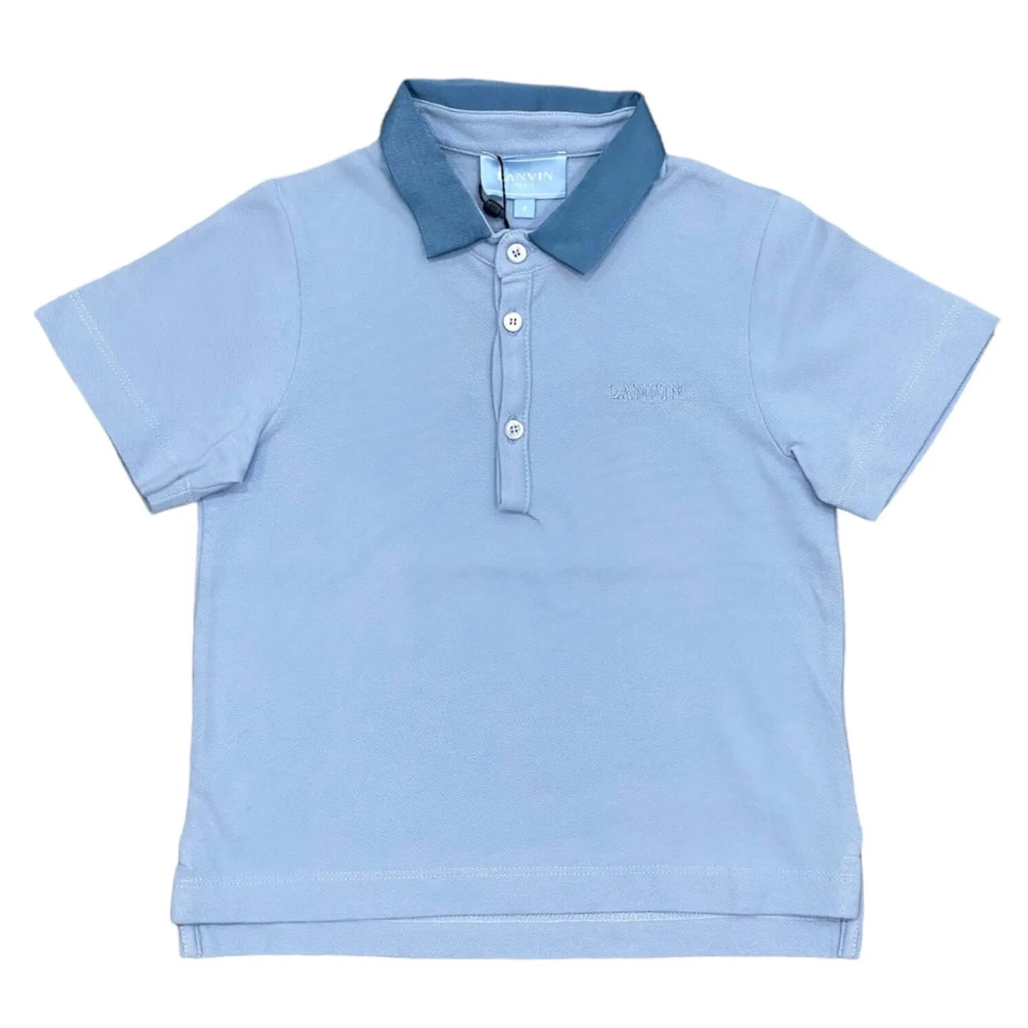 Boys Pale Blue Polo