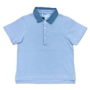 Boys Pale Blue Polo